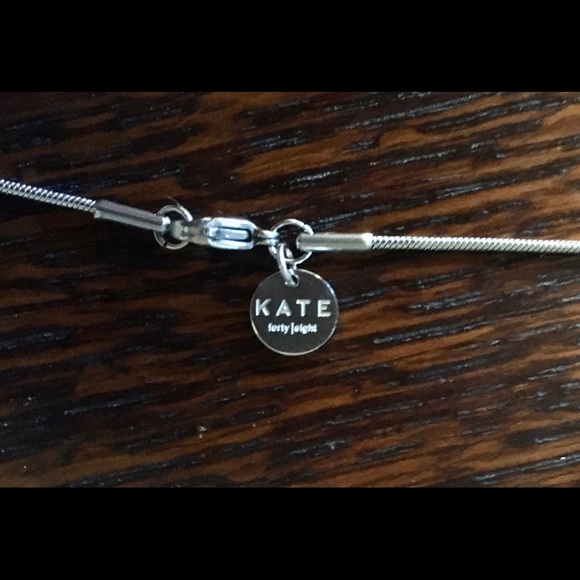 Kate Forty-Eight Initial “i” Necklace, Silvertone - Picture 2 of 3